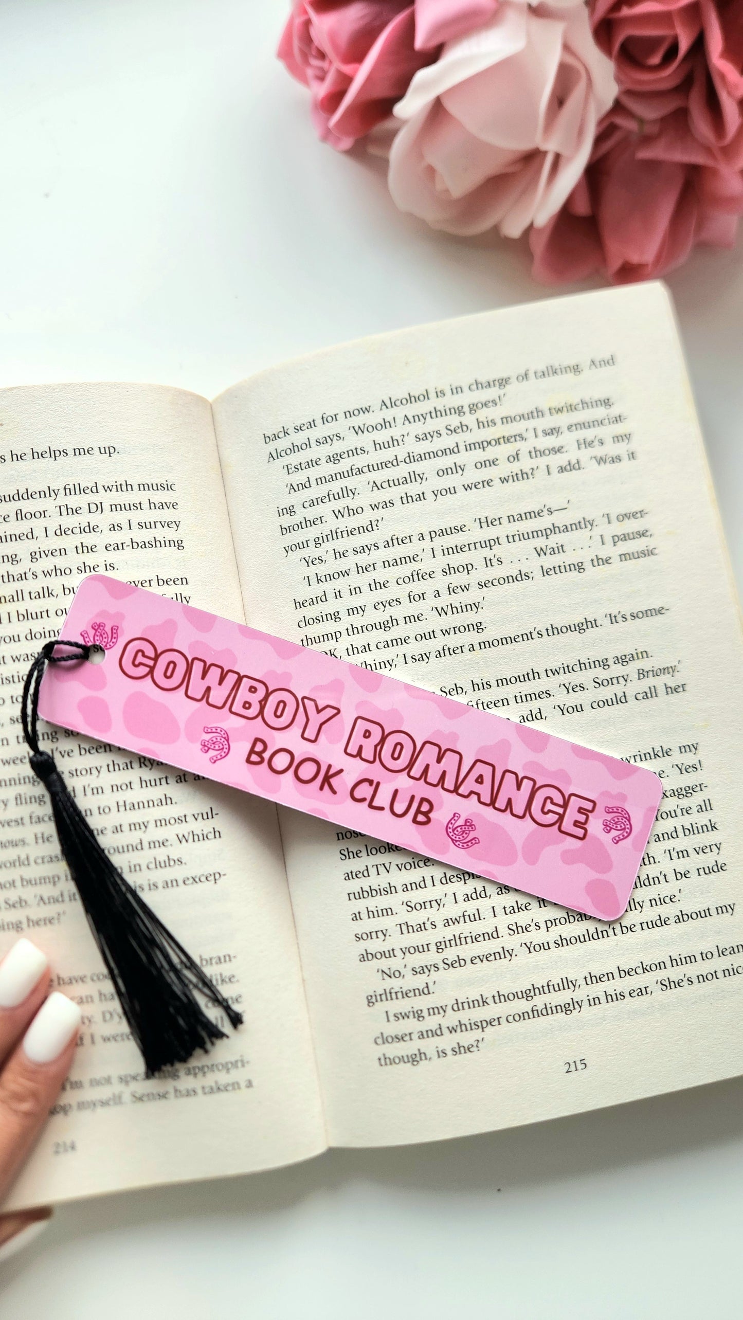 Cowboy Romance - Aluminium Double Sided Bookmark