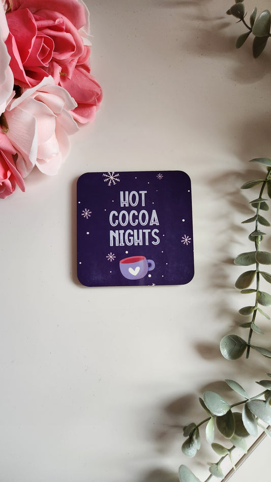 Hot Cocoa - Square Coaster