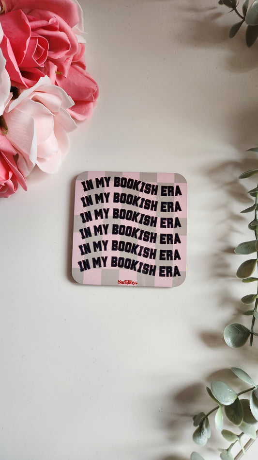 Bookish Era - Square Coaster