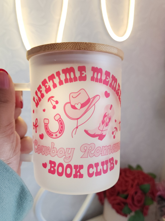 Cowboy Romance Frosted Cup