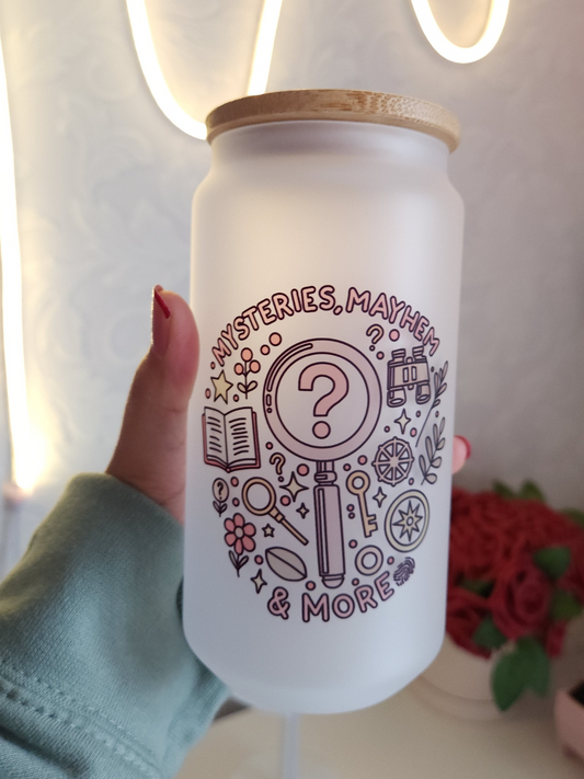 Mystery Mayhem Frosted Iced Coffee Cup