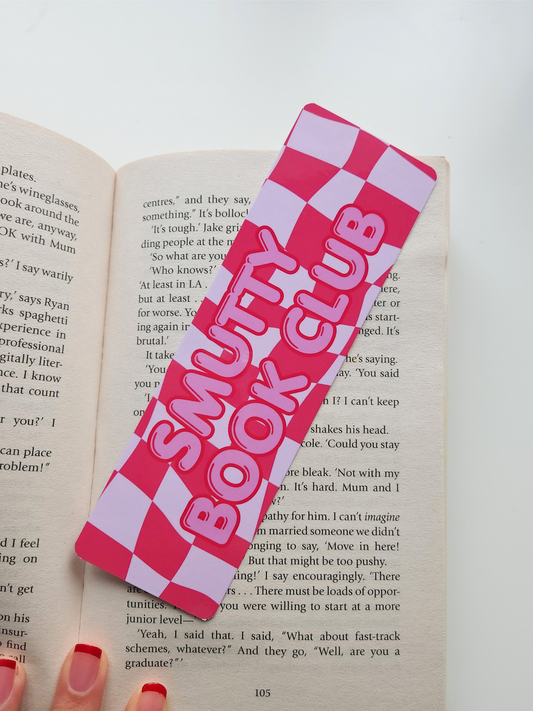 Smutty double sided bookmark